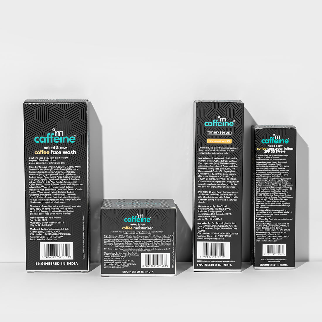 mCaffeine Daily Skin Tonic Kit with SPF 50