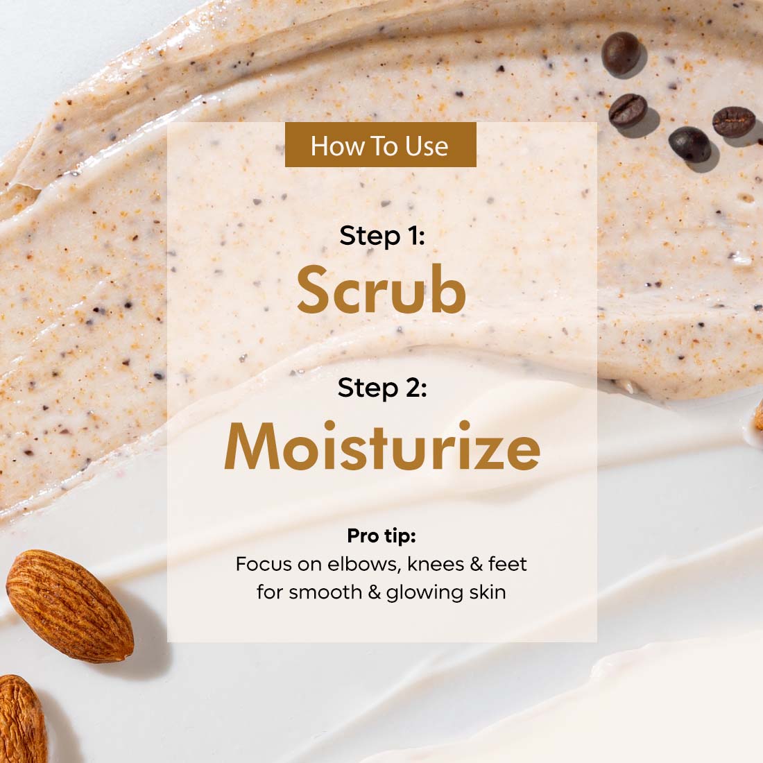 mCaffeine Coffee & Almonds Scrub-Moisturize Duo