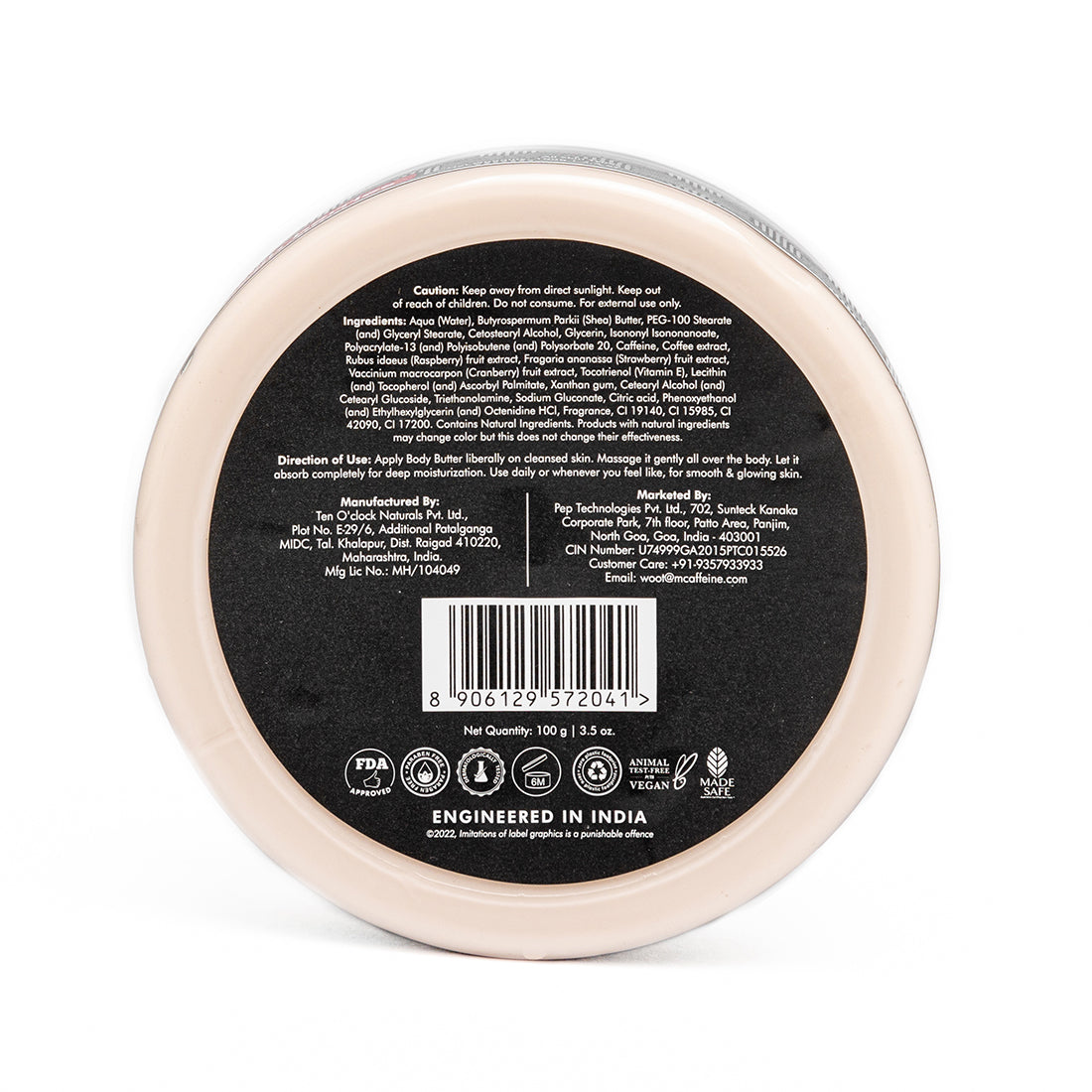 mCaffeine Deep body cleansing trio- Coffee & Berries