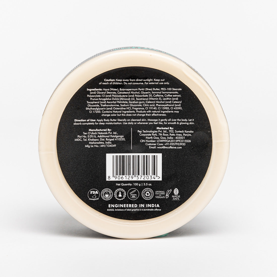 mCaffeine Deep body cleansing trio- Coffee & Almonds