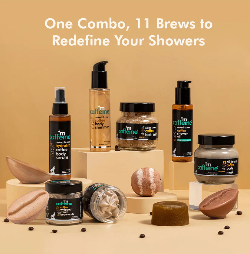 mCaffeine Renew & Refresh Complete Coffee Body Care Set