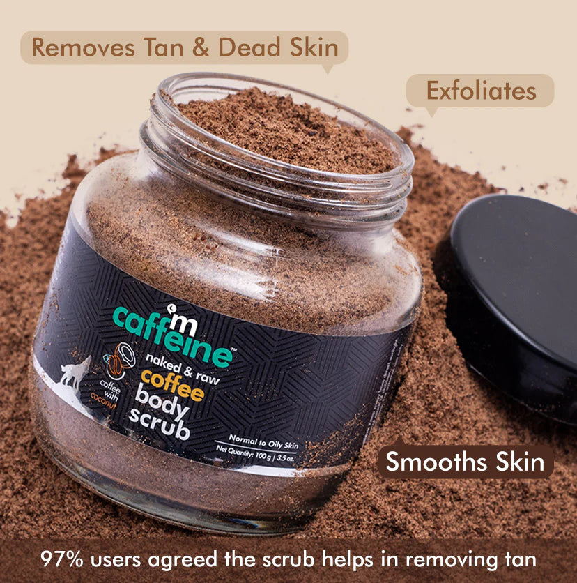 mCaffeine Coffee Detan & Hydrate Complete Body Care Routine