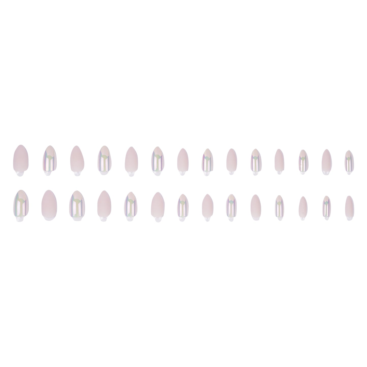 Stick On Nails |  Blush Pink Artificial False Press on Nails Extension With Quick Dry Glue