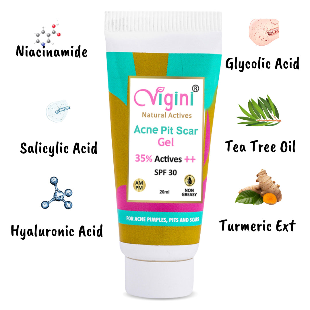 Acne Pit Scar Gel with SPF 30