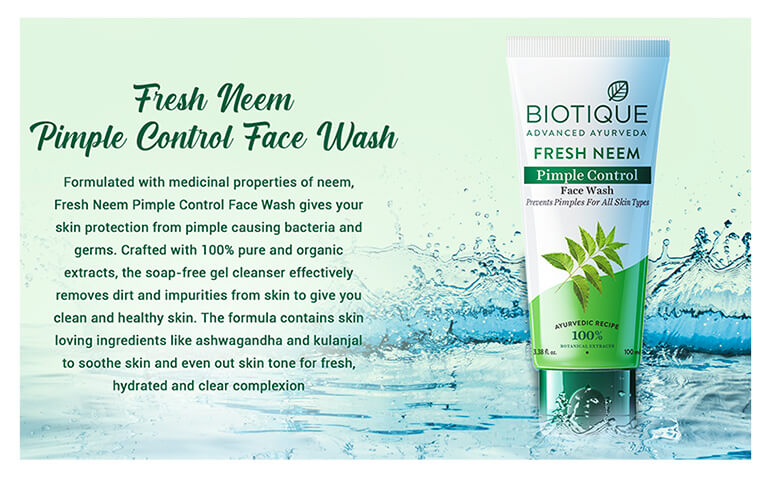 FRESH NEEM PIMPLE CONTROL FACE WASH