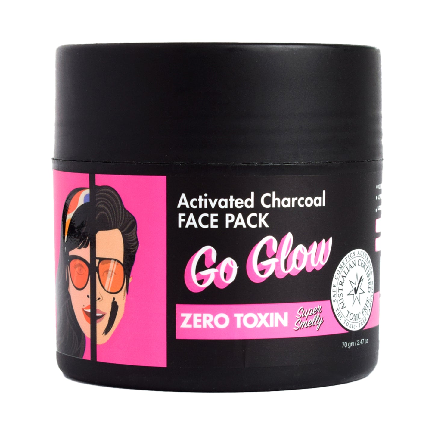 Go Glow Activated Charcoal Face Pack