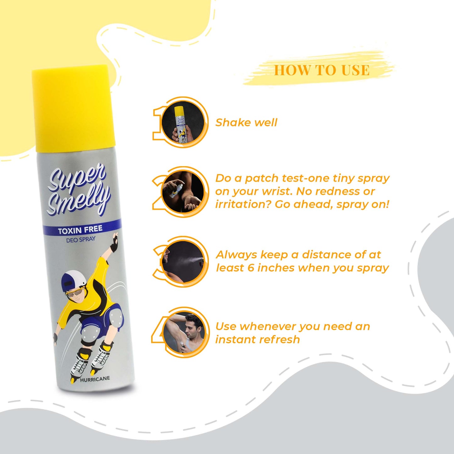 Hurricane Natural Deodorant Body Spray