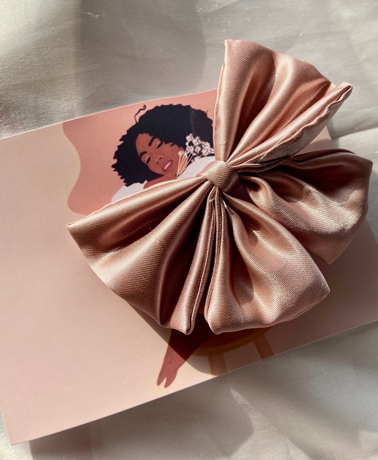 Satin Bow clips