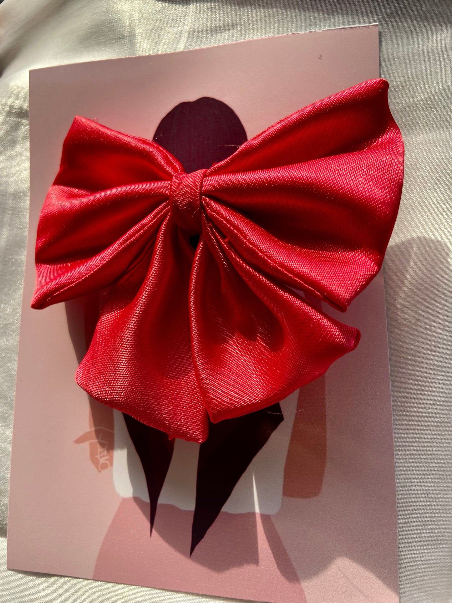 Satin Bow clips