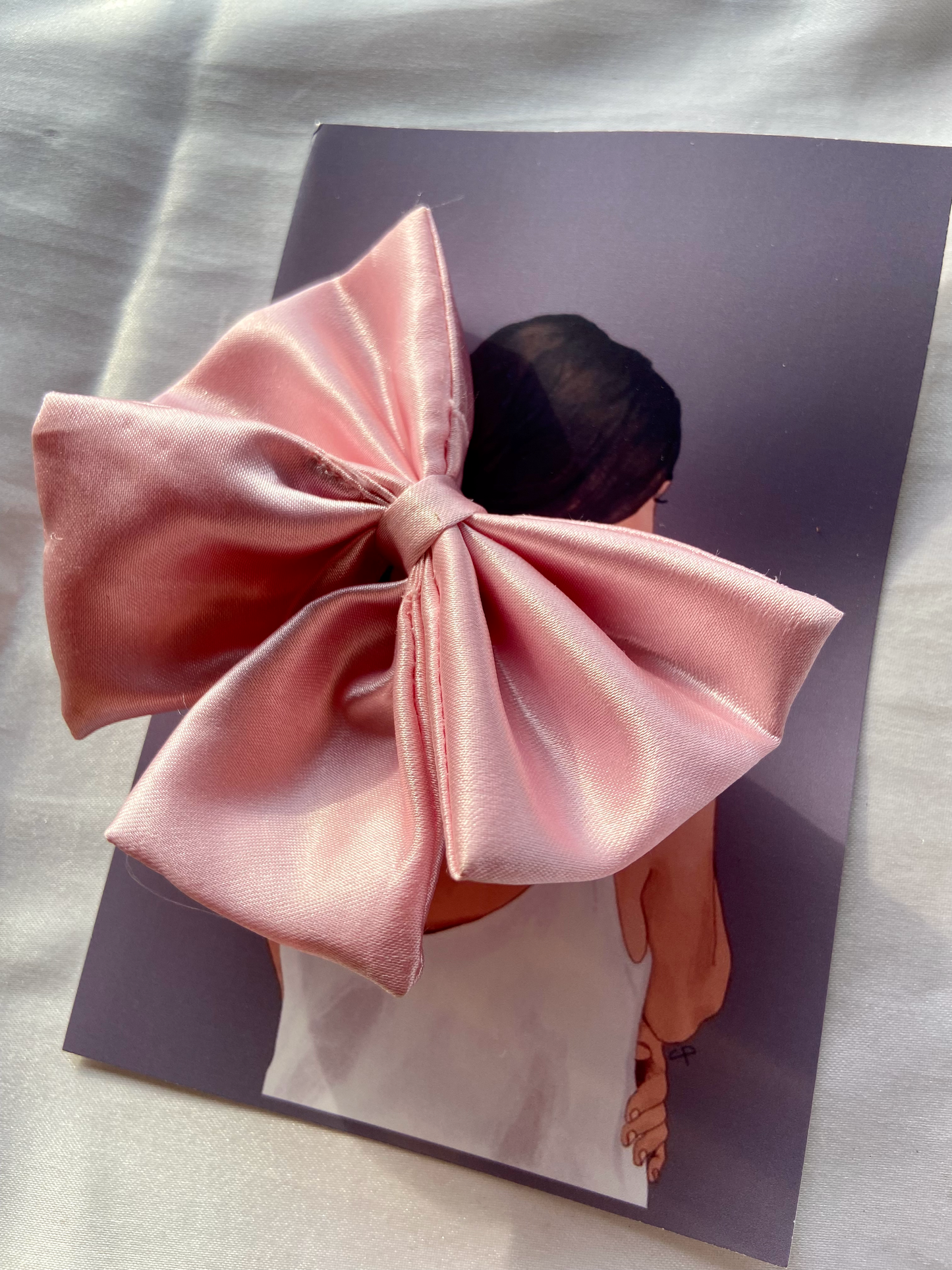 Satin Bow clips