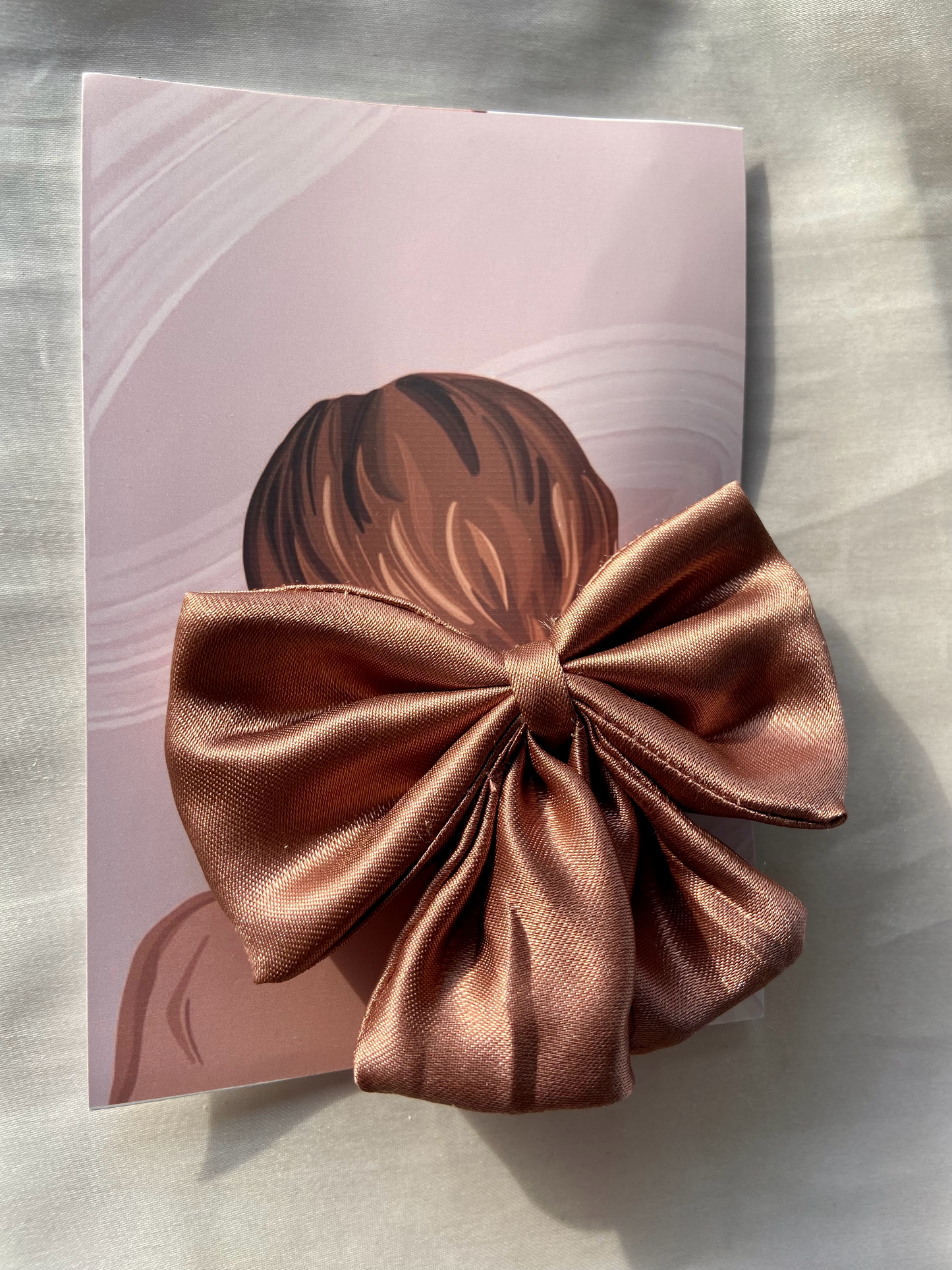 Satin Bow clips