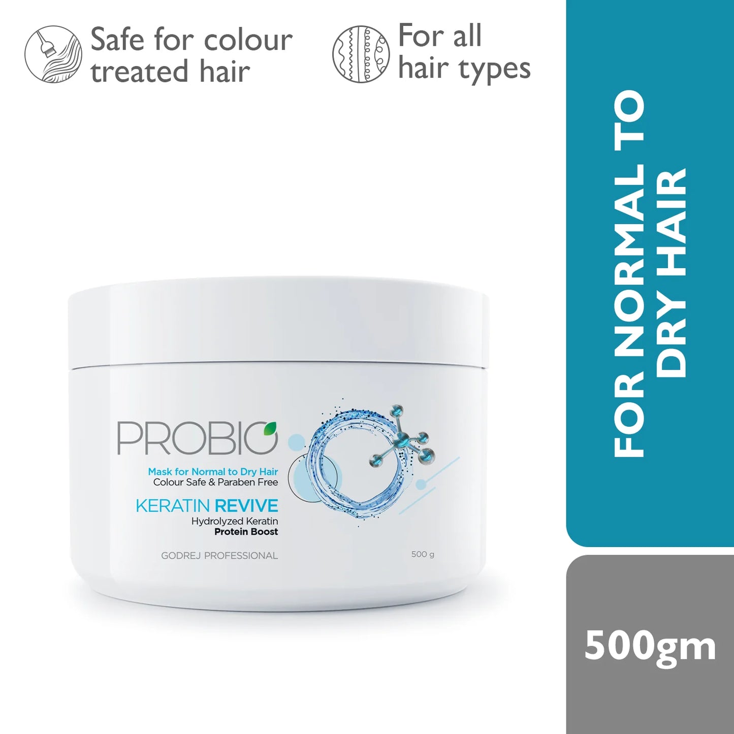 Probio Keratin revive Duo (1000ml, 500g) | FOR NORMAL TO DRY HAIR