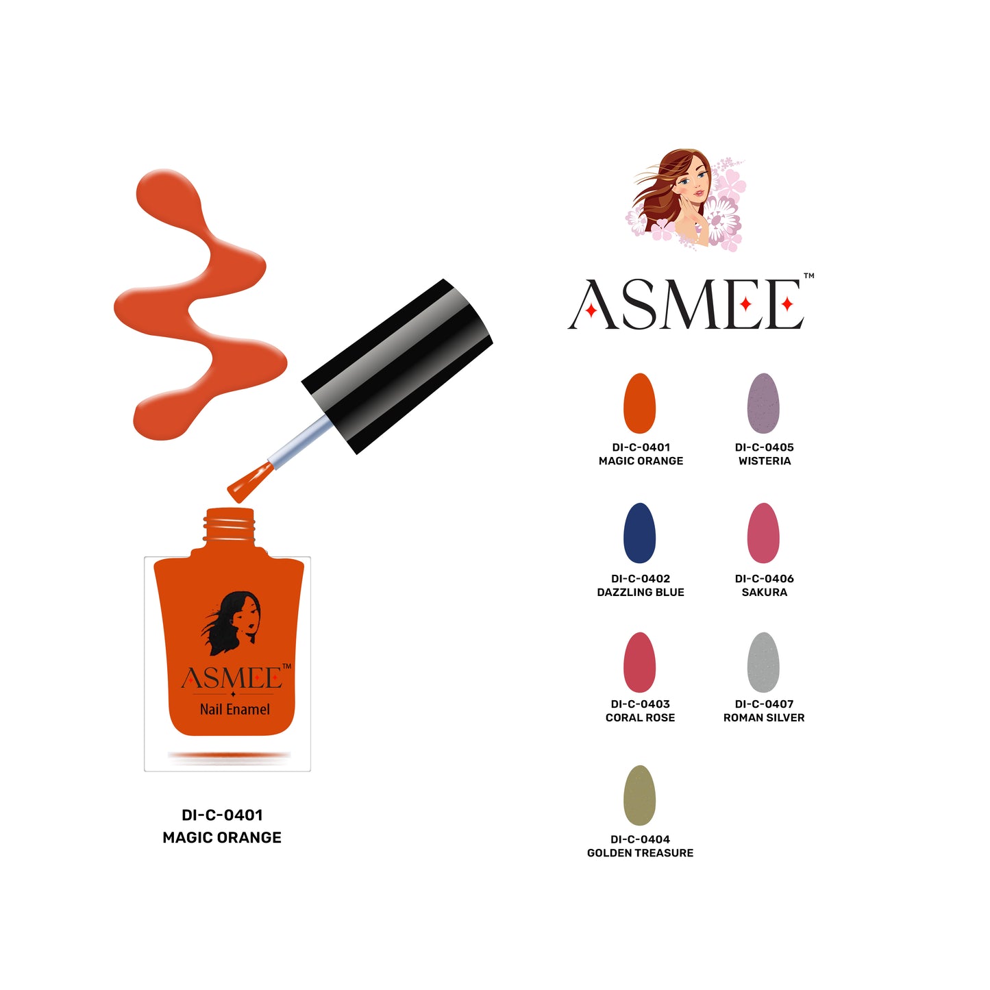 Orange Nail Polish