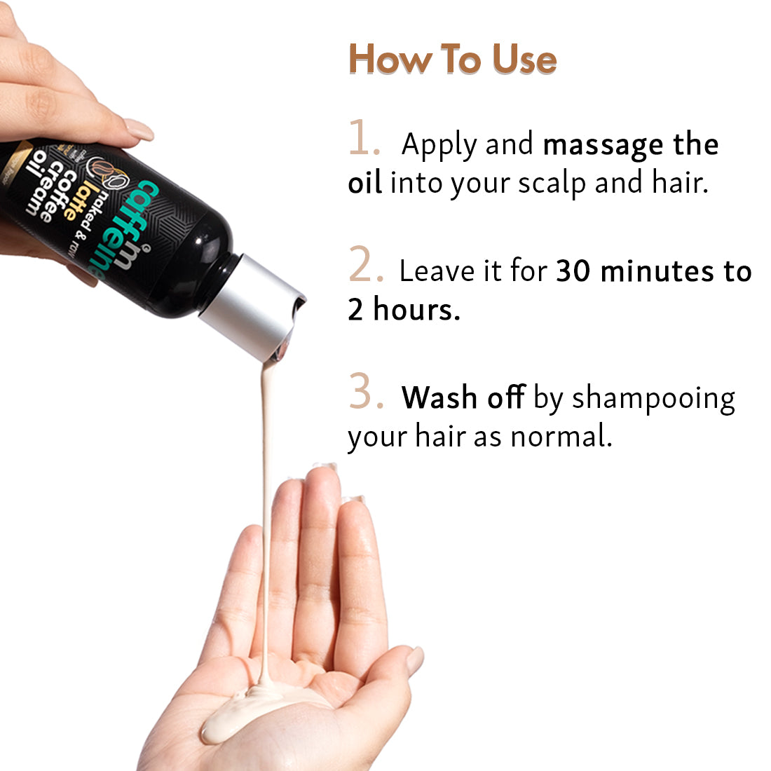 mCaffeine Coffee Scalp & Hair Cream Oil