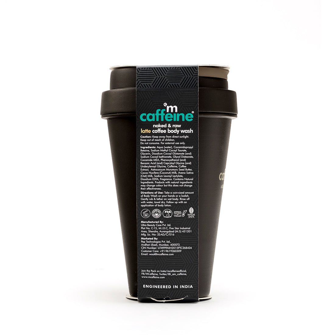 mCaffeine Latte Body Wash