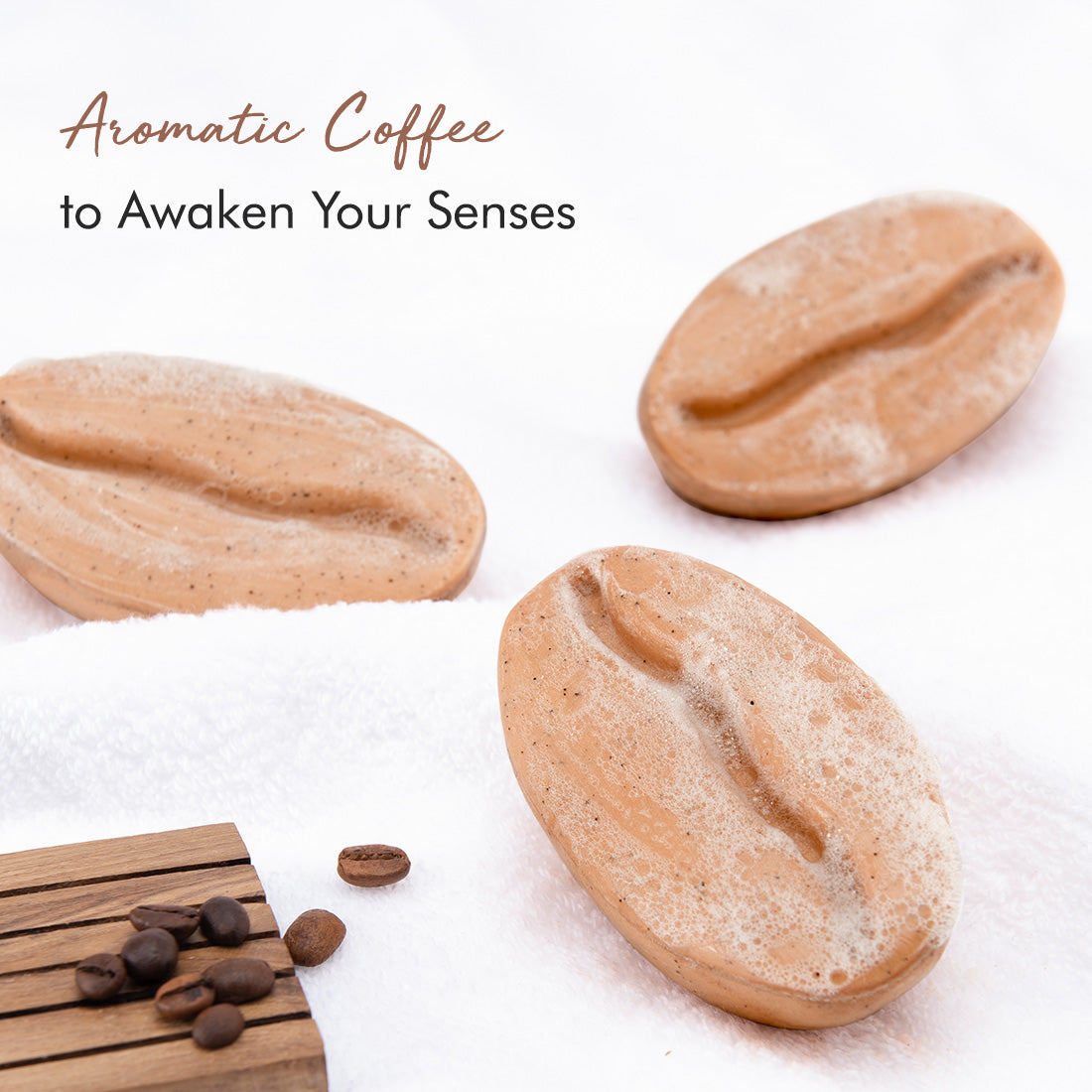 mCaffeine Exfoliating Coffee Bath Soap with Caramel & Almond Milk for Tan Removal & Moisturization