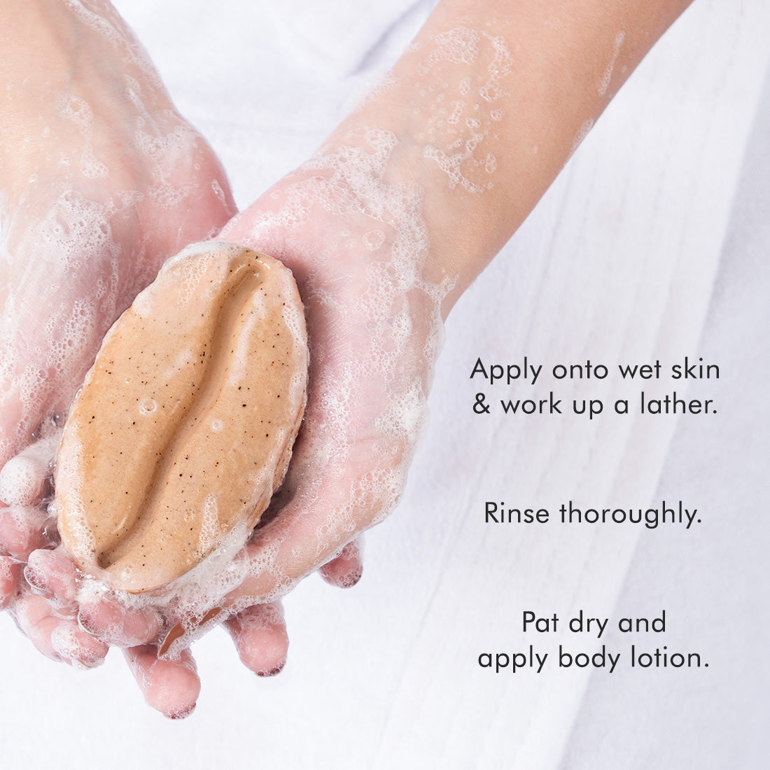 mCaffeine Exfoliating Coffee Bath Soap with Caramel & Almond Milk for Tan Removal & Moisturization