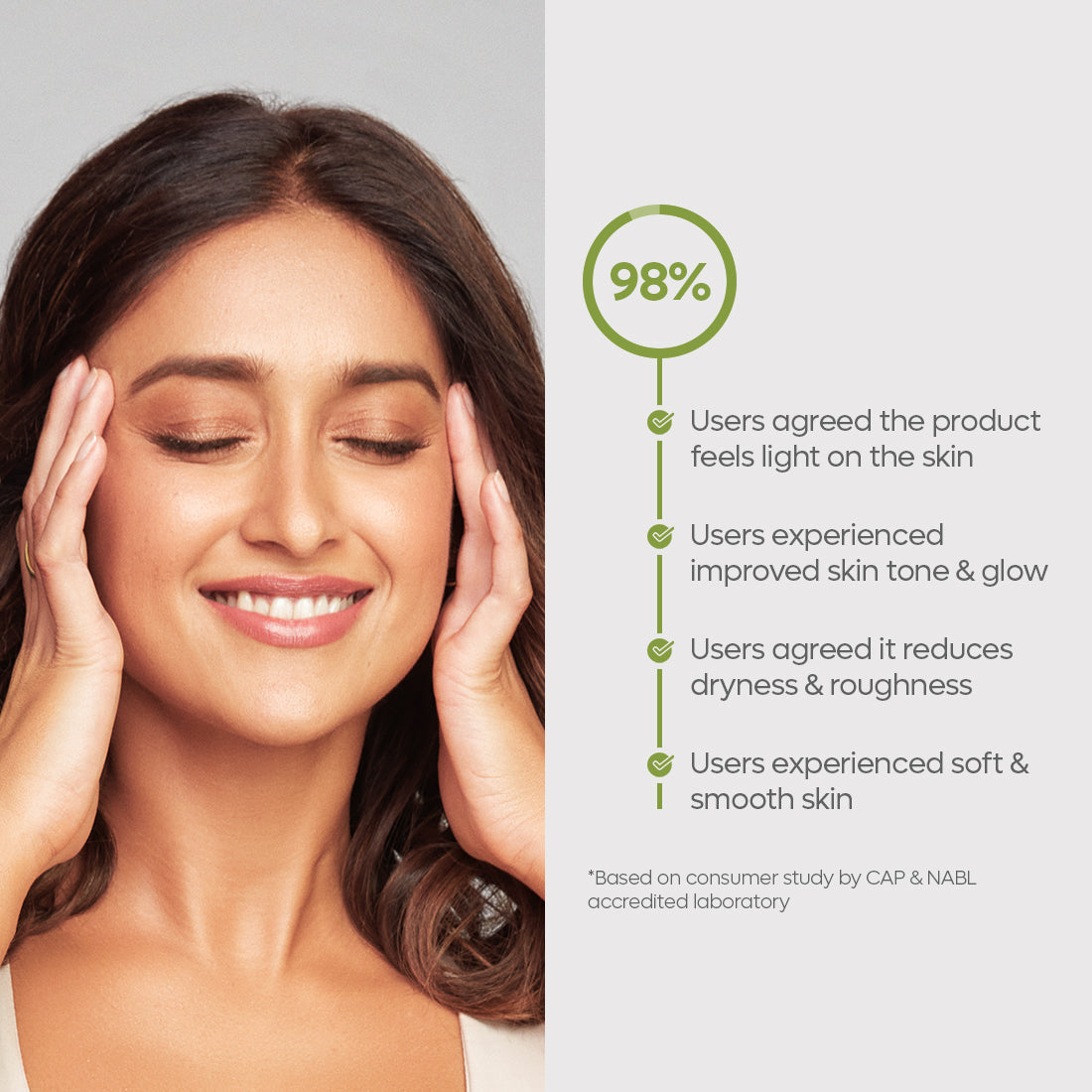 mCaffeine Green Tea & Squalane Face Oil for Dewy Glow - Hydrates, Reduces Dark Spots - Lightweight