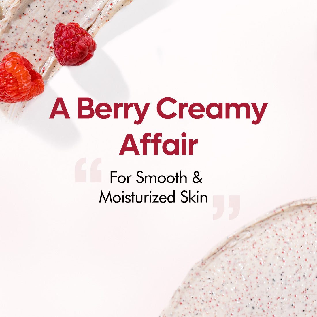 mCaffeine Creamy Coffee Body Scrub with Berries - Moisturizes, Exfoliates & Removes Tan & Dry Skin