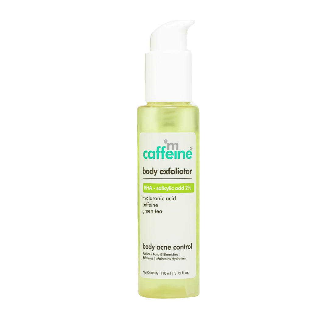 mCaffeine Body Exfoliator with BHA Salicylic acid- 2% & Green tea