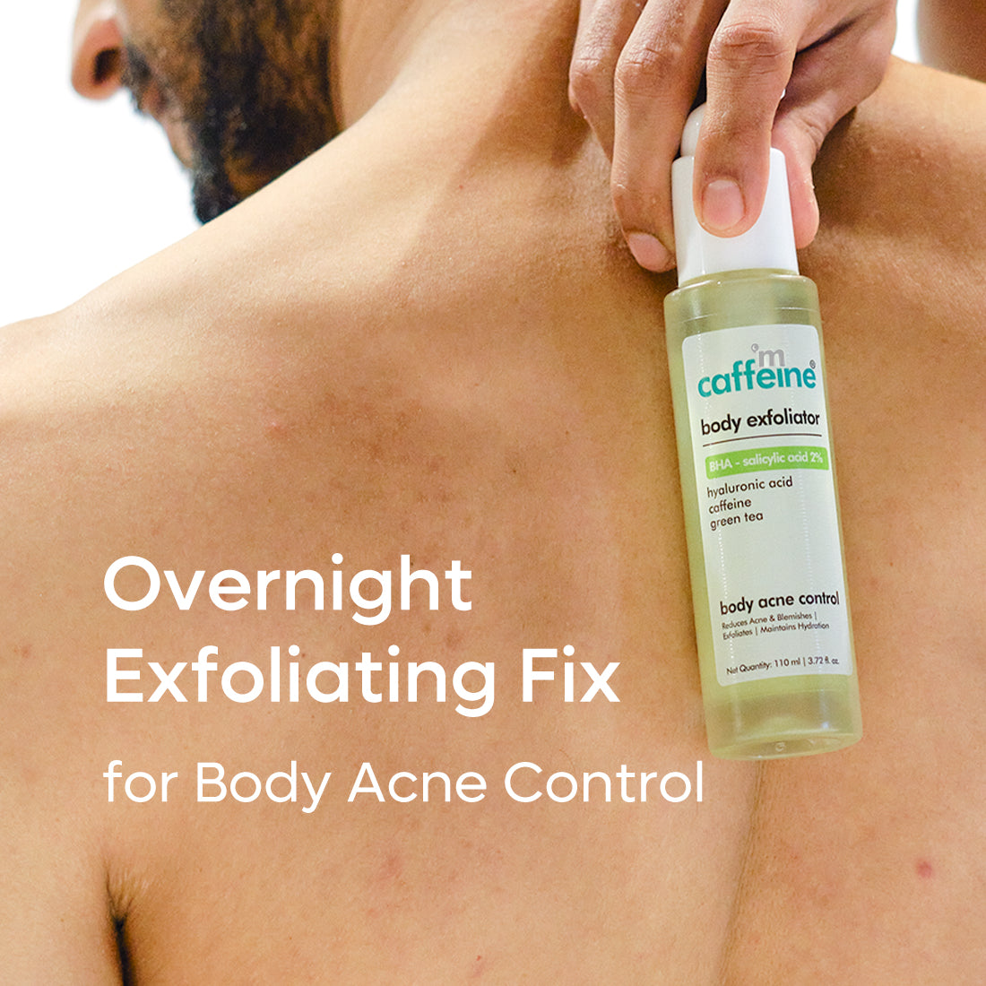 mCaffeine Body Exfoliator with BHA Salicylic acid- 2% & Green tea