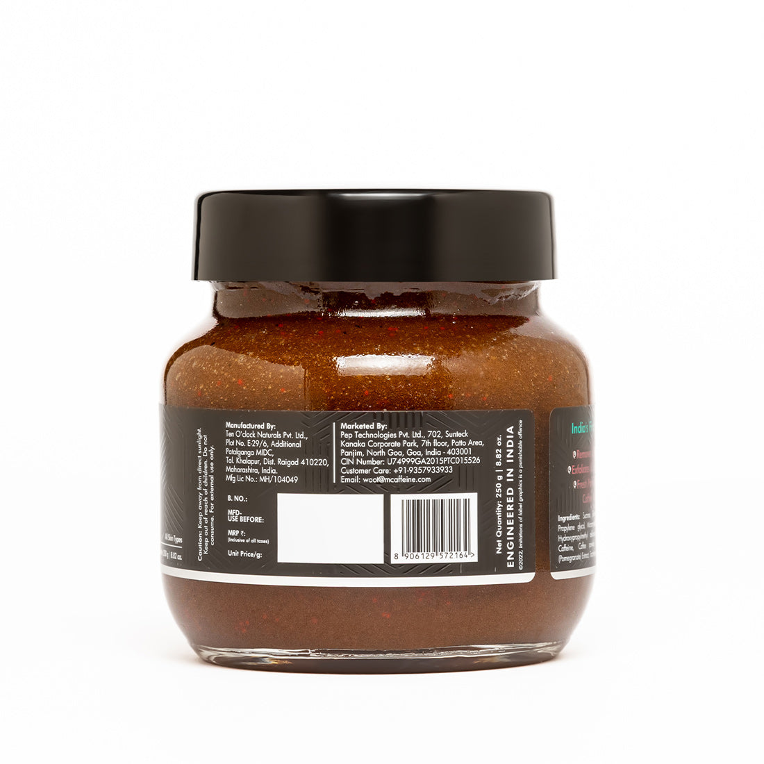 mCaffeine Coffee Sugar Body Scrub with Pomegranate