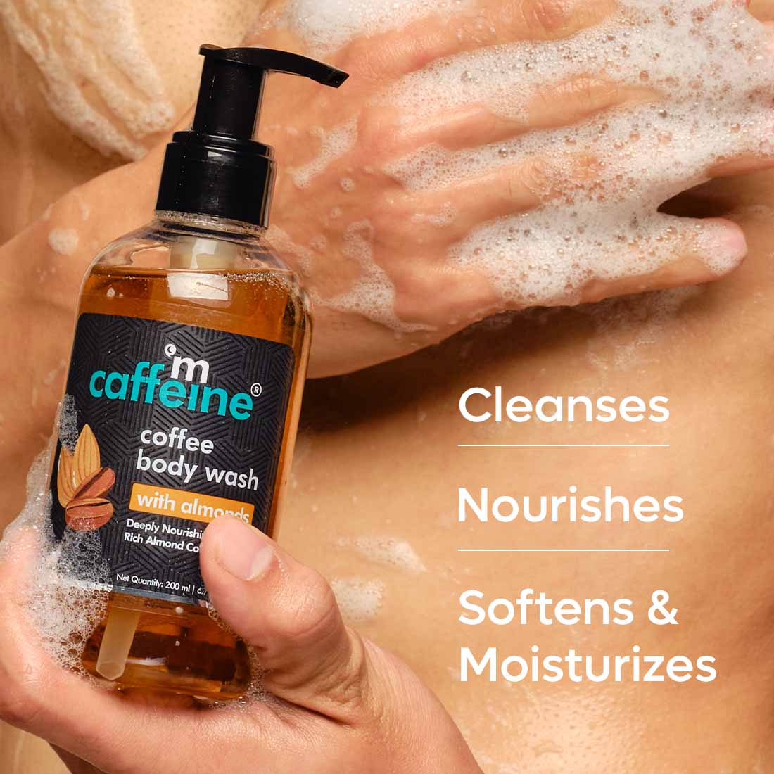 mCaffeine Coffee Body Wash with Almonds