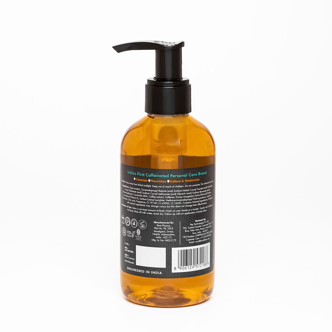 mCaffeine Coffee Body Wash with Almonds