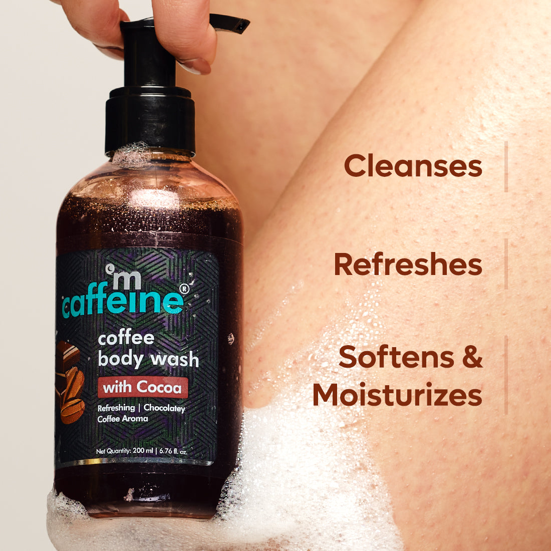 mCaffeine Coffee Body Wash with Cocoa