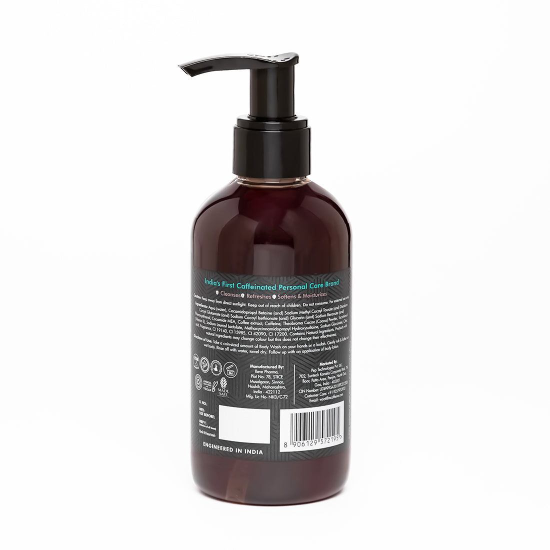 mCaffeine Coffee Body Wash with Cocoa