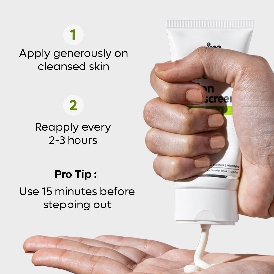 mCaffeine Green Tea Lotion Sunscreen SPF 50 PA ++
