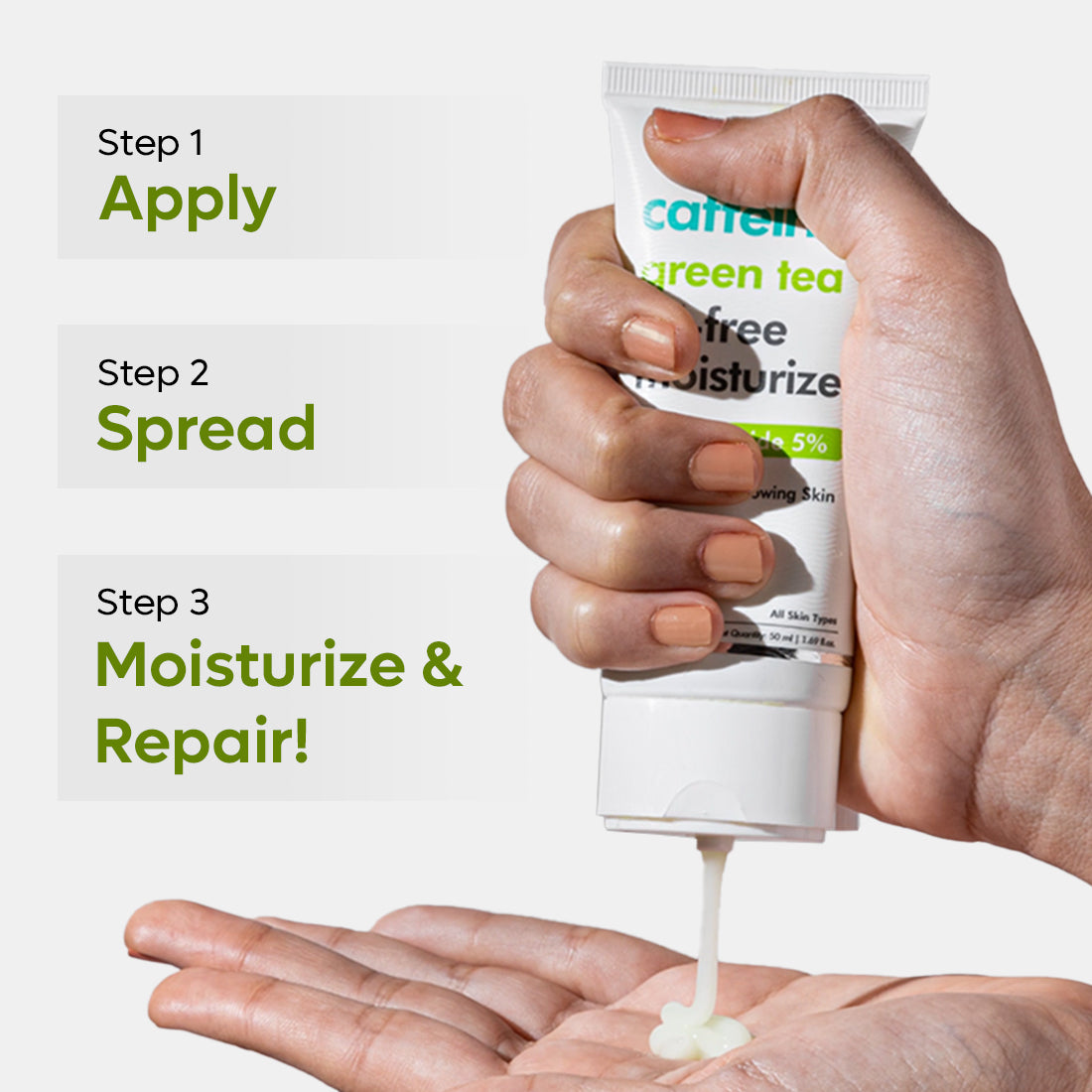 mCaffeine Green Tea Oil-Free Moisturizer with Niacinamide 5%