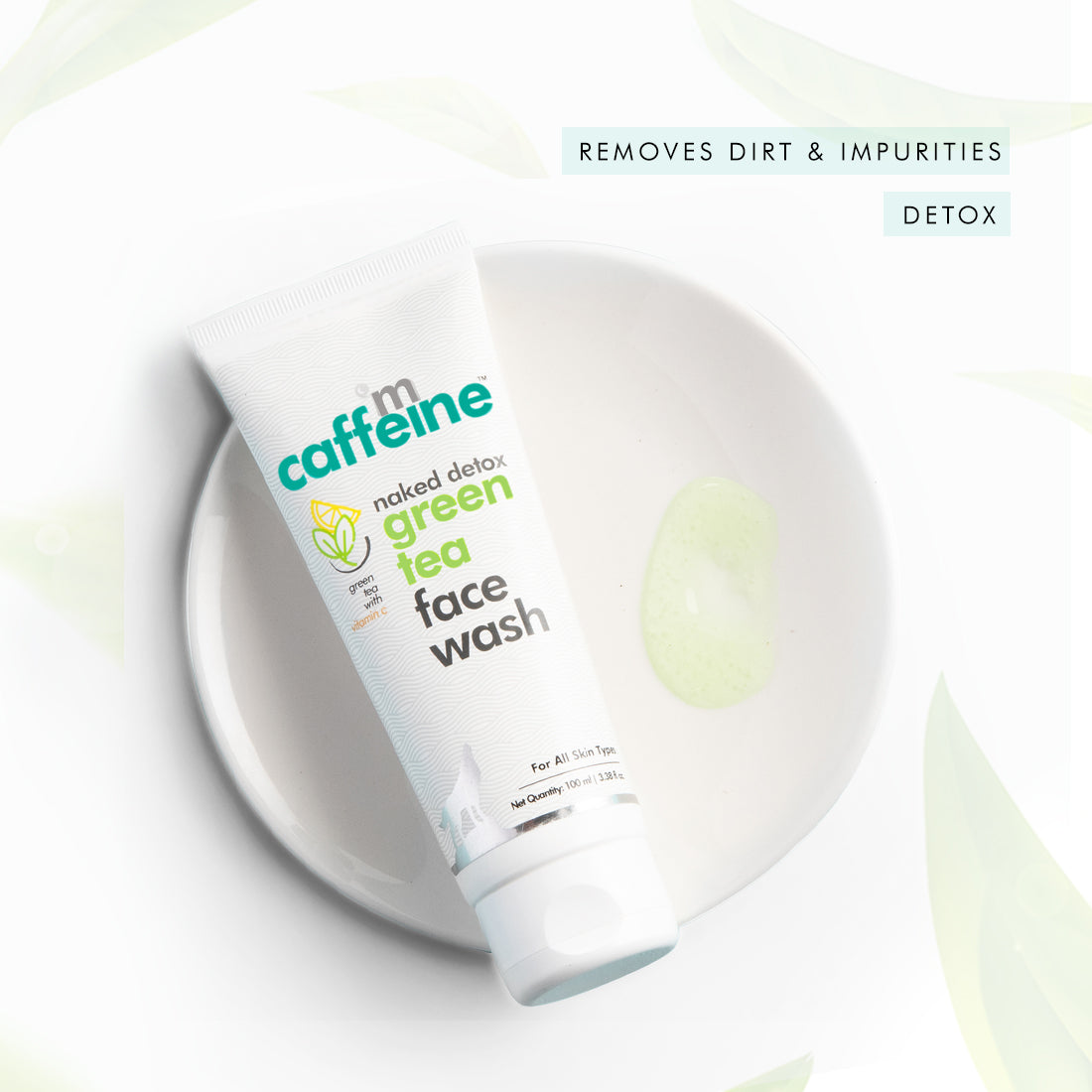 mCaffeine Green Tea Face Wash