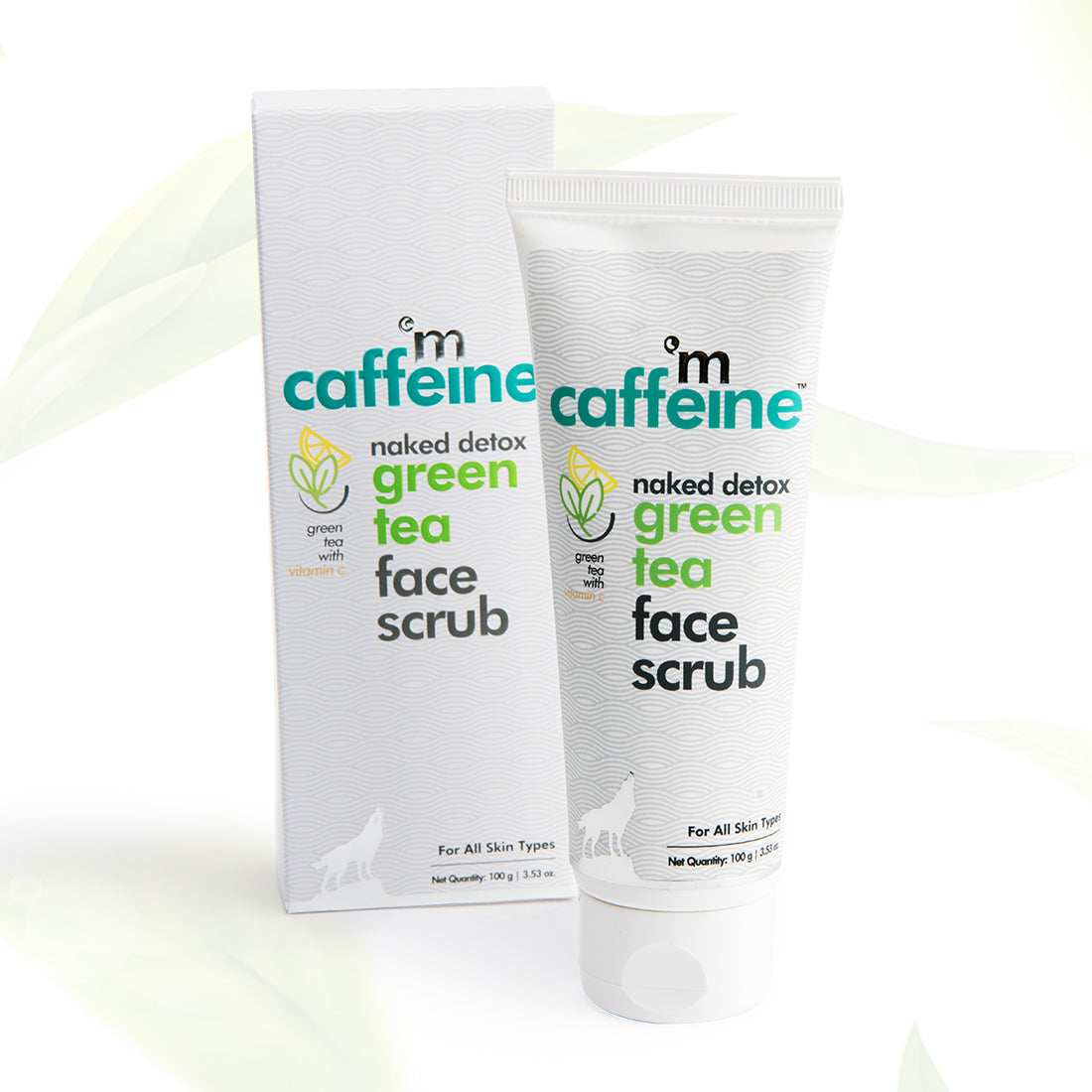 mCaffeine Naked Detox Green Tea Face Scrub