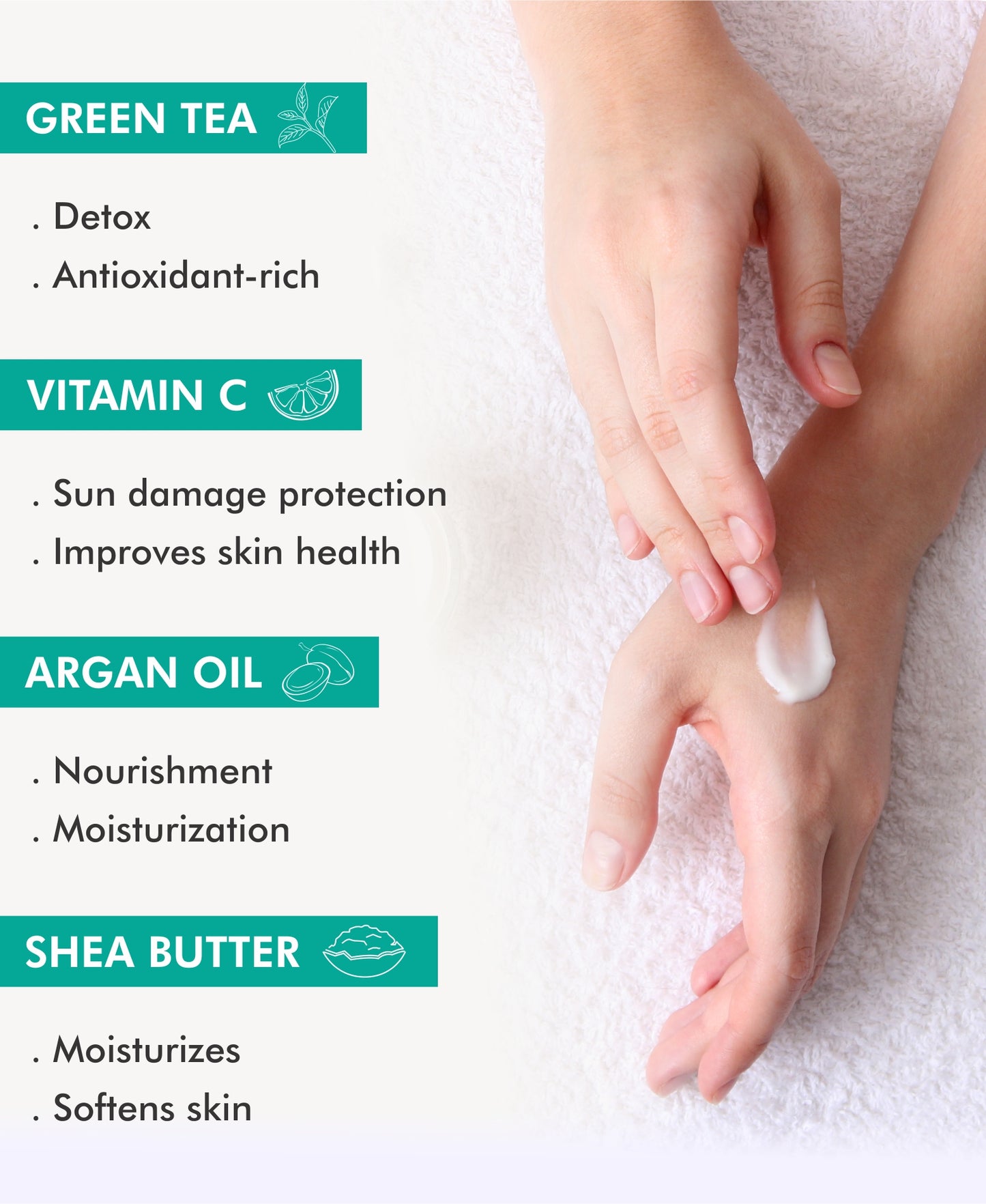 mCaffeine Green Tea Body Gel Lotion