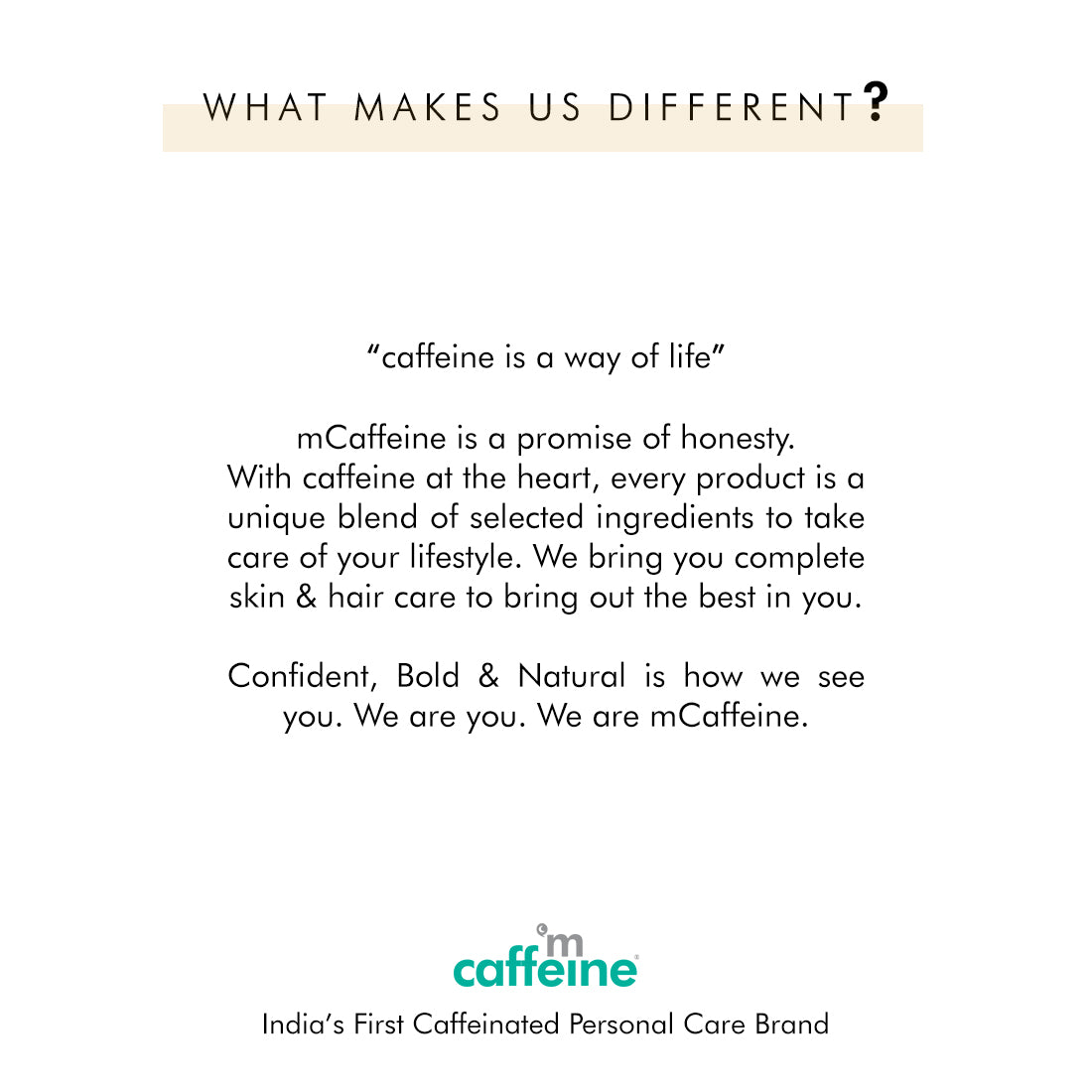 mCaffeine Latte Coffee Bathing Bar