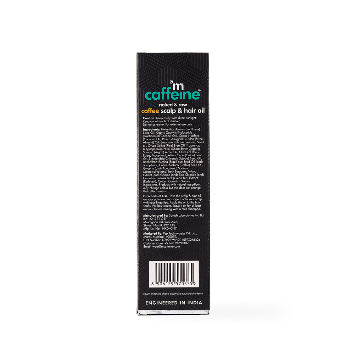 mCaffeine Coffee Scalp & Hair Oil