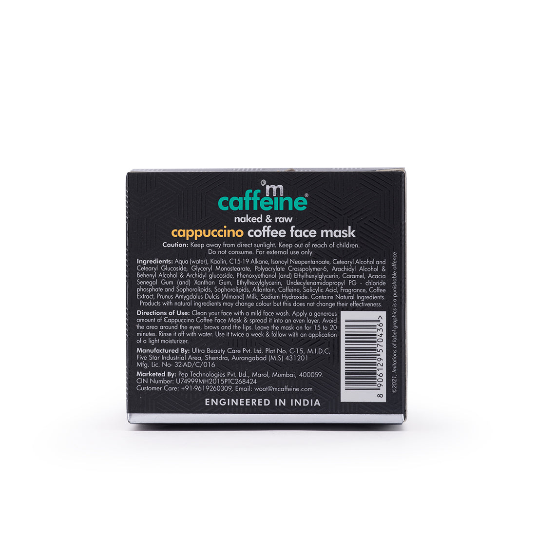 mCaffeine Coffee Face Mask