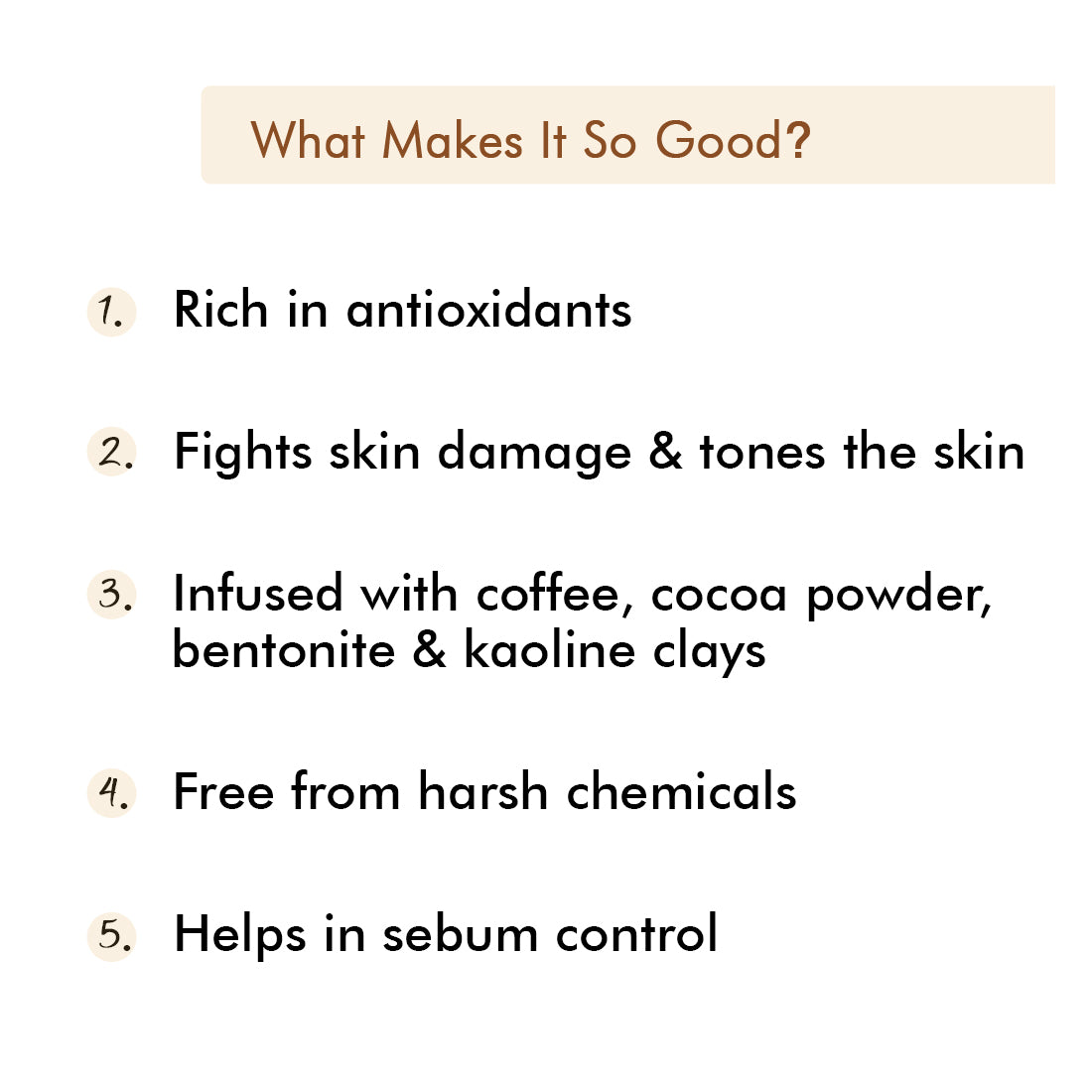 mCaffeine Mocha Coffee Face Mask