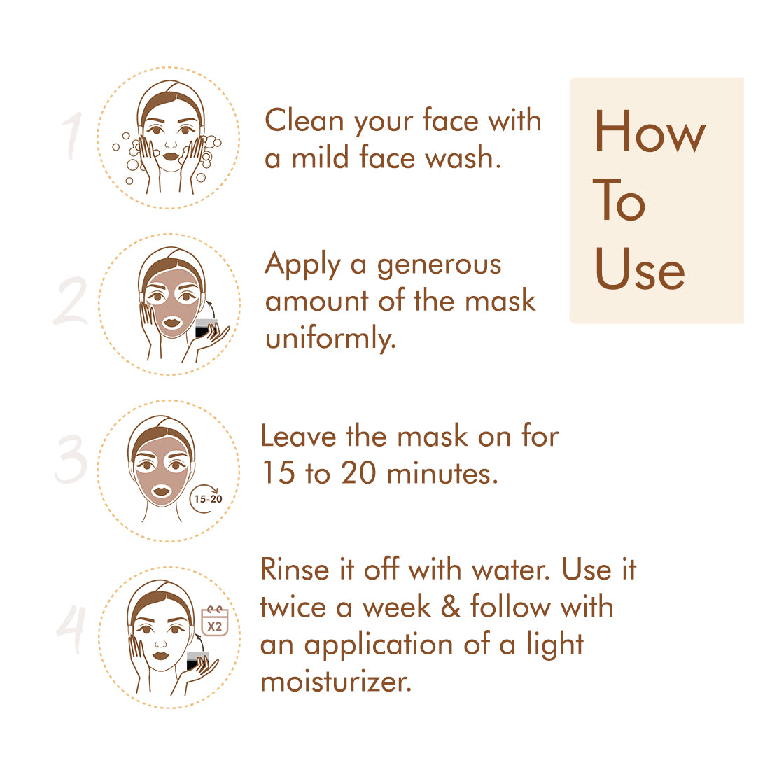 mCaffeine Mocha Coffee Face Mask