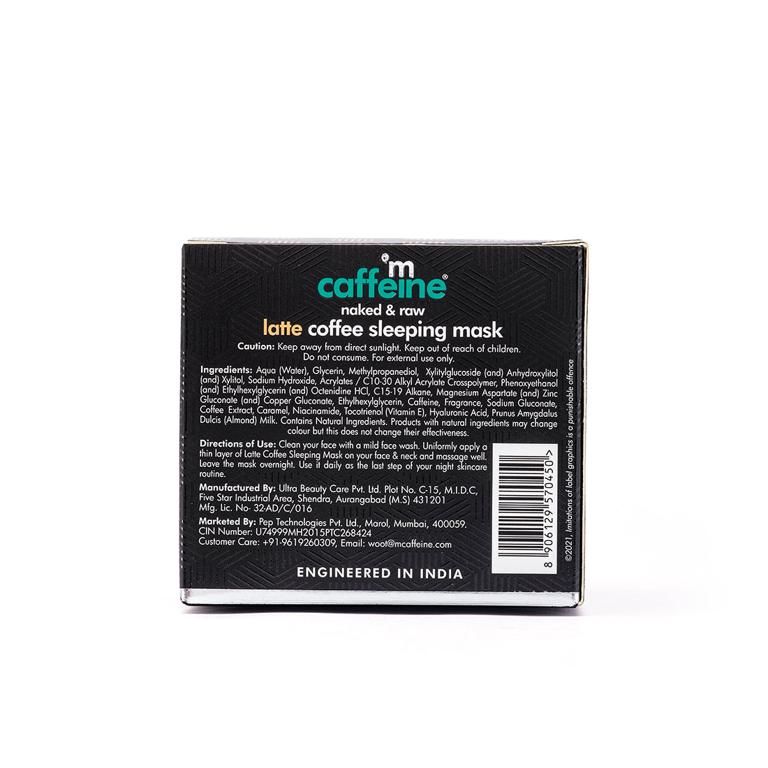 mCaffeine Coffee Sleeping Mask