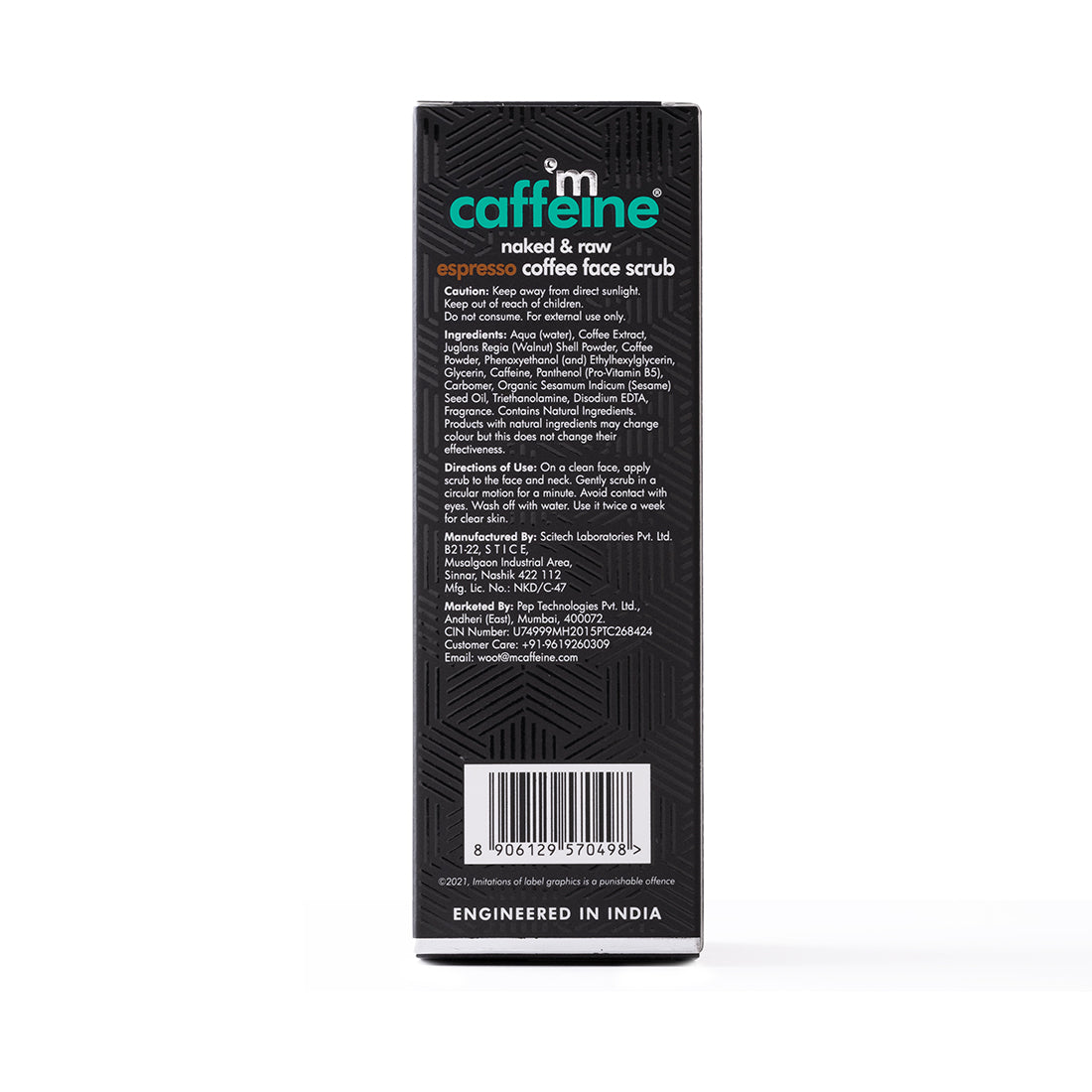 mCaffeine Coffee Face Scrub