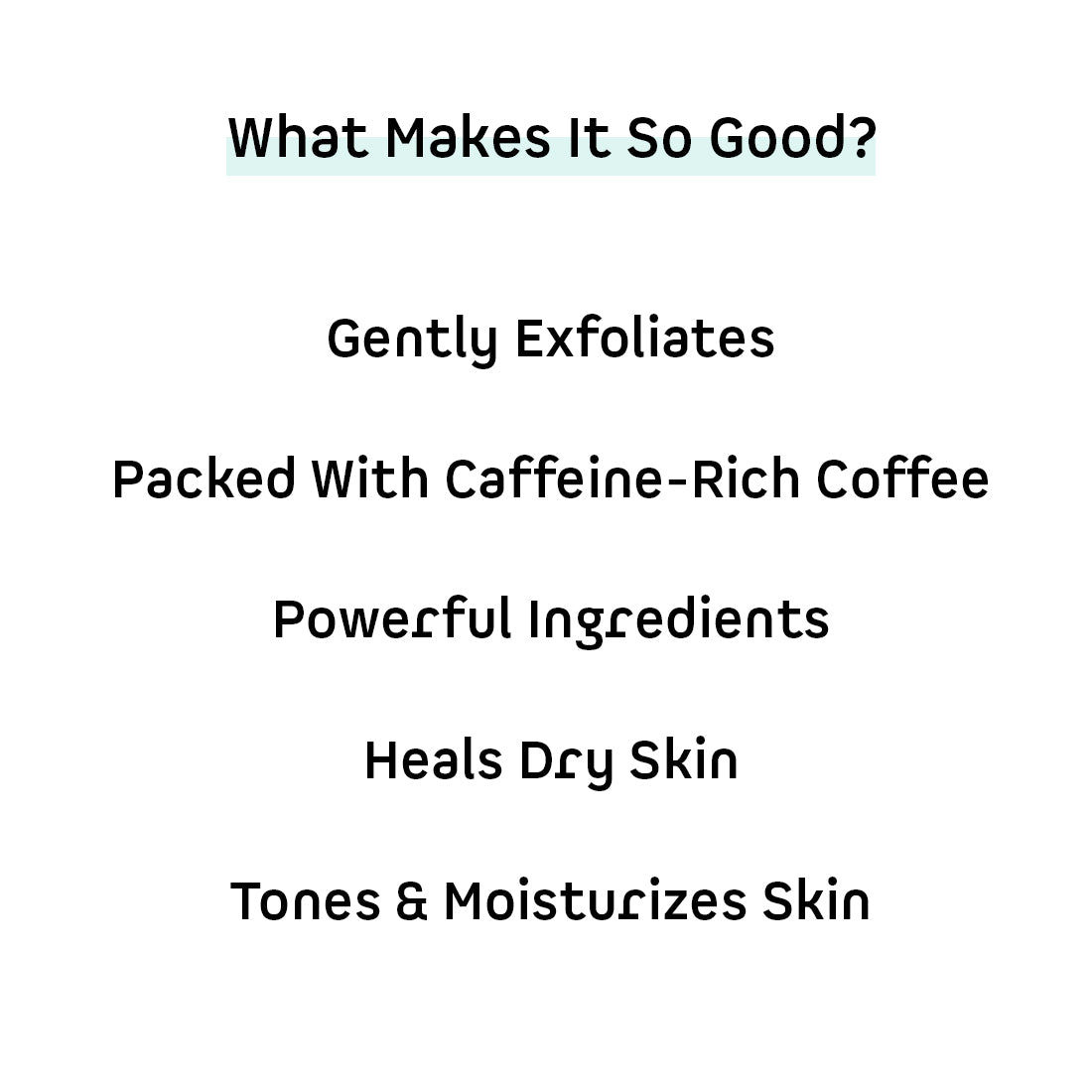 mCaffeine Latte Face Scrub