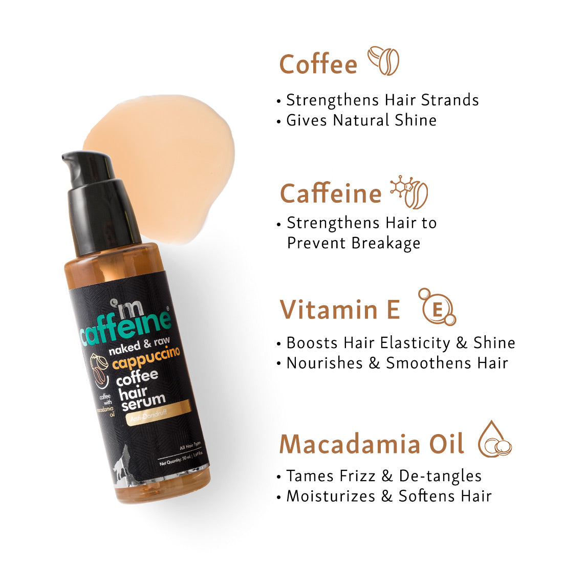 mCaffeine Coffee Hair Serum