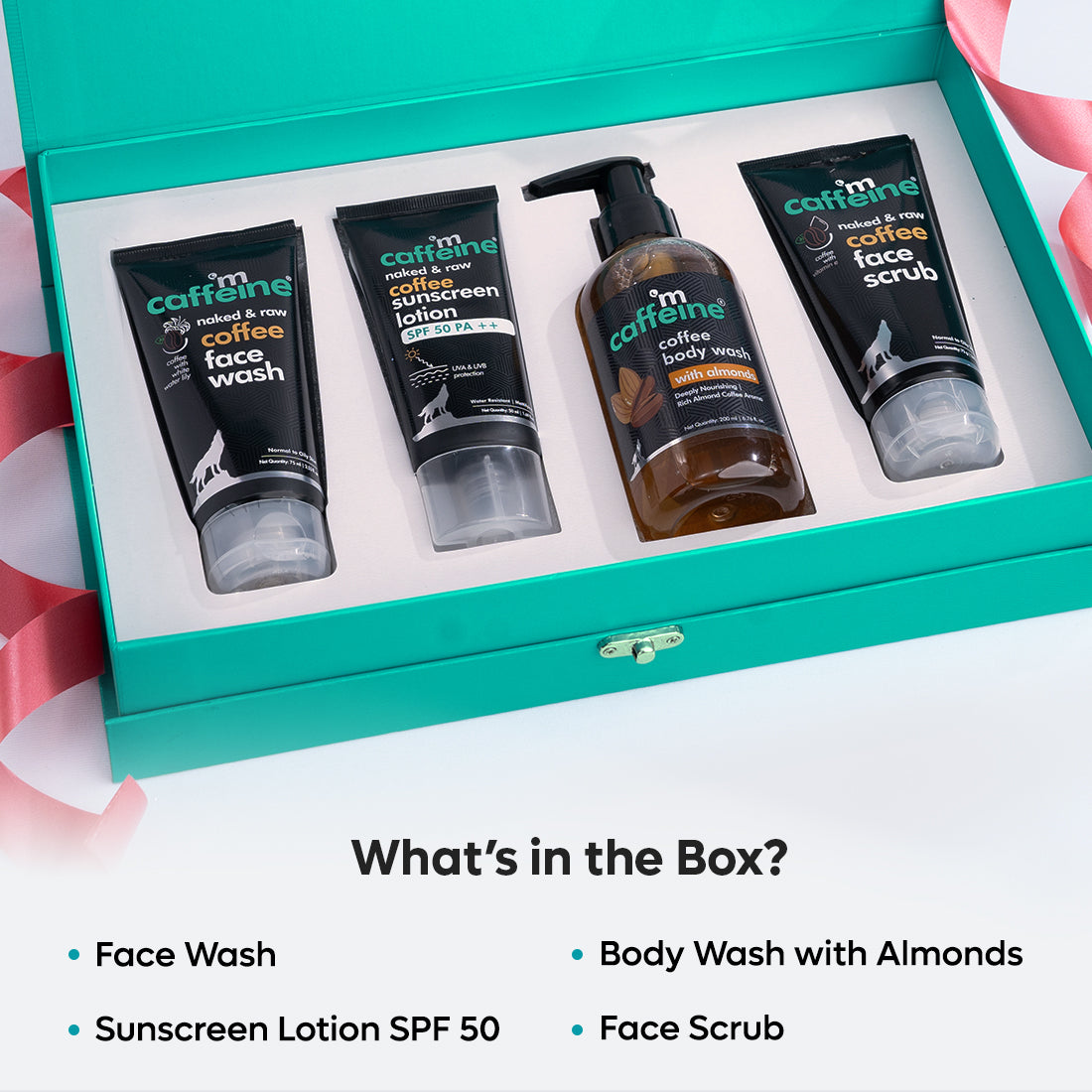 mCaffeine Start Easy Skincare Gift Kit for Men