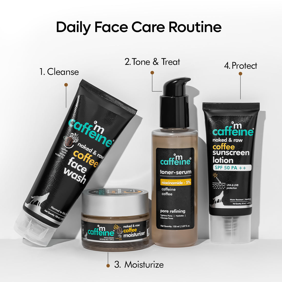 mCaffeine 5% Niacinamide 2in1 Toner-Serum with Coffee for Pore Tightening | Fades Blemishes