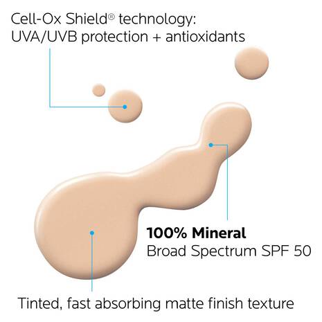 ANTHELIOS MINERAL TINTED SUNSCREEN FOR FACE SPF 50 - 1.7 oz
