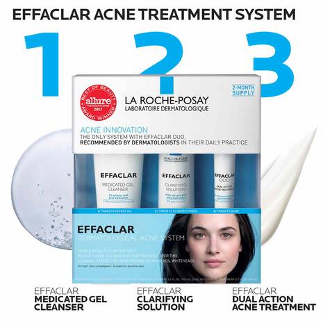 EFFACLAR ACNE TREATMENT SYSTEM - 3-STEP ACNE TREATMENT SYSTEM