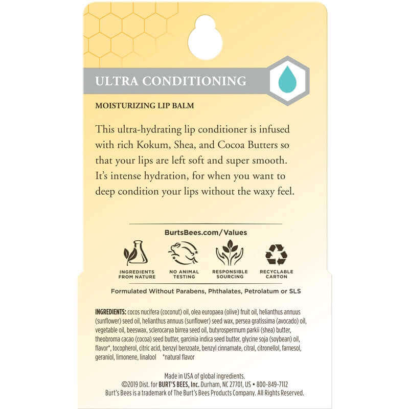 Burts Bees Ultra Conditioning Lip Balm