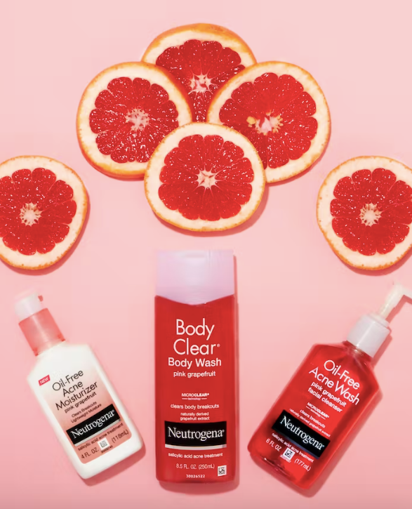 Non-Comedogenic Oil-Free Pink Grapefruit Acne Face Moisturizer with Salicylic Acid